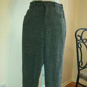 Talbots Petites Gray Tweed Pants